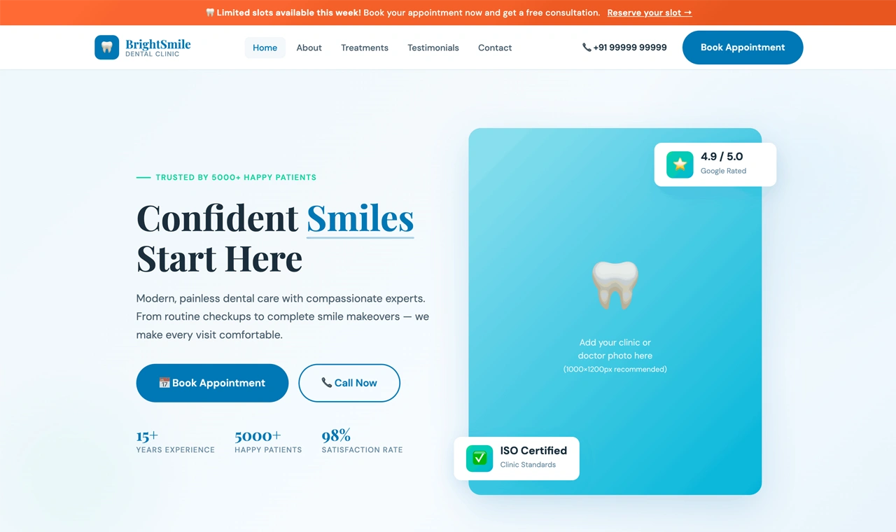Dental Clinic Website That Gets More Appointments
