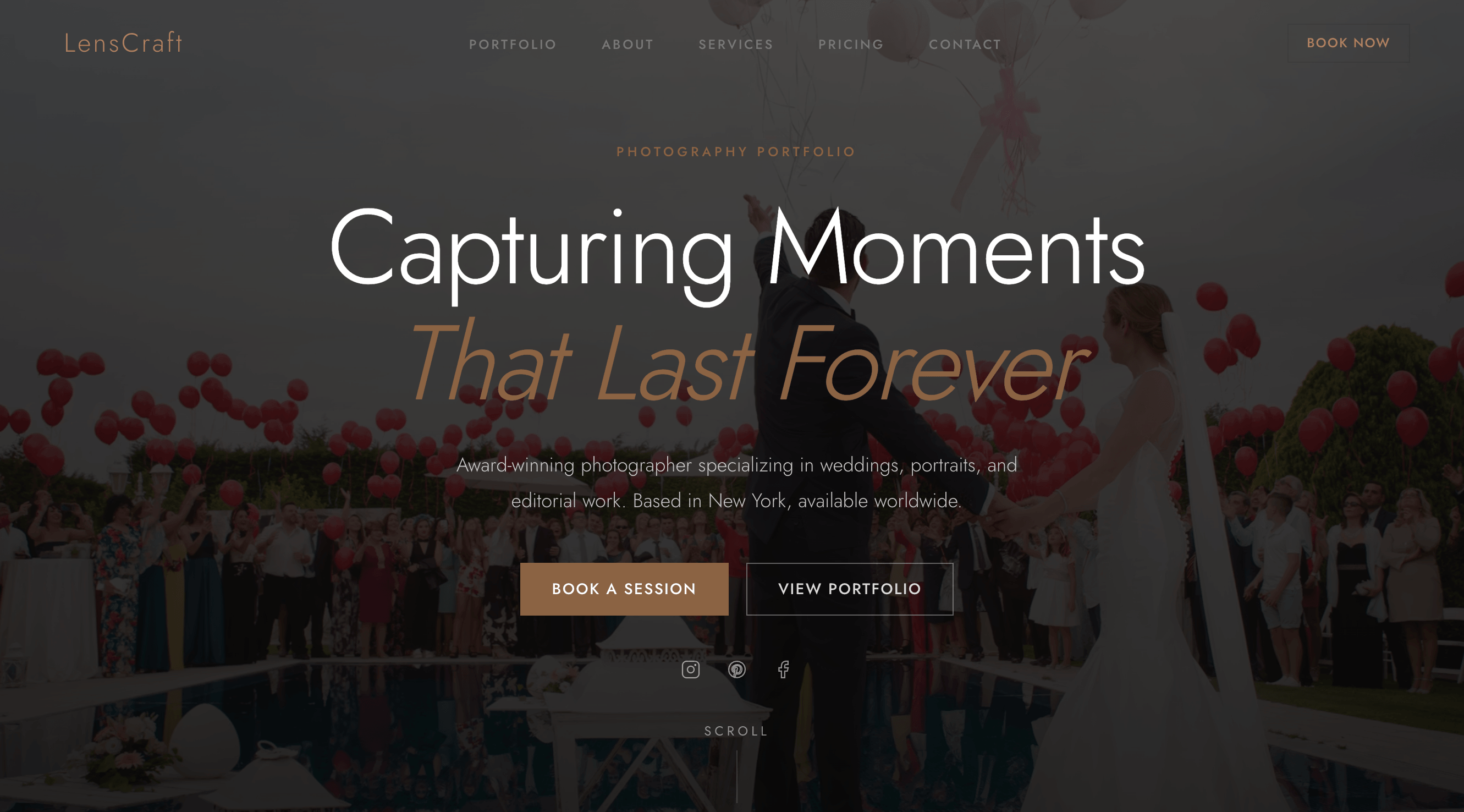 photographer-website-template